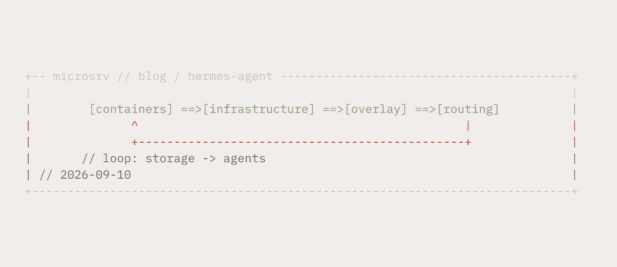 Hermes Agent: a Self-Improving AI Agent in a Container on microsrv