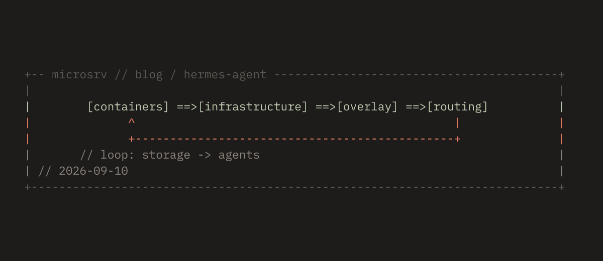 Hermes Agent: a Self-Improving AI Agent in a Container on microsrv