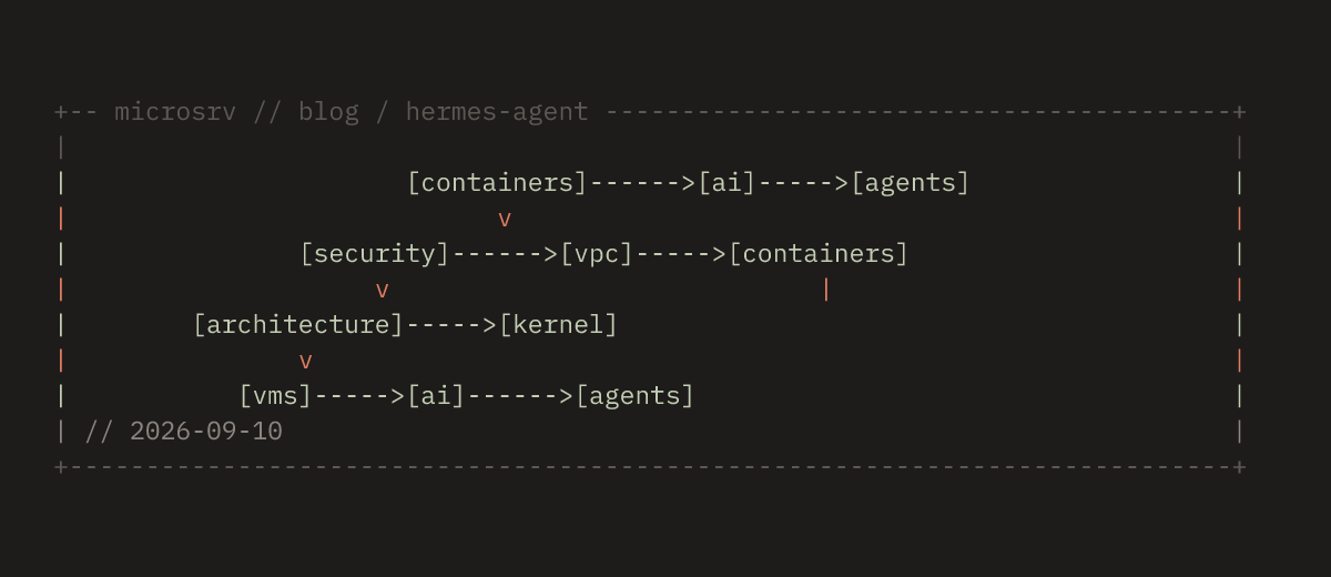 Hermes Agent: самообучающийся ИИ-агент в контейнере на microsrv